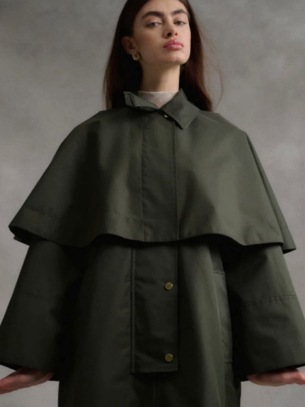 Barbour FIA CAPED (Removable )TWILL Water Resistant Jacket MSRP$420 British Chic - Picture 9 of 16
